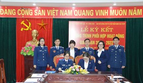 Ký kết Chương trình phối hợp hoạt động giữa phụ nữ BTL Vùng Cảnh sát biển 1 và Ban nữ công Công ty cổ phần thẩm định giá VCHP