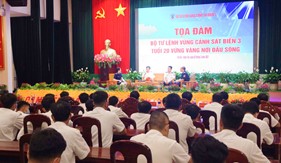 Tọa đàm "Bộ Tư lệnh Vùng Cảnh sát biển 3, tuổi 20 vững vàng nơi đầu sóng"