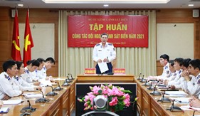 Tập huấn công tác đối ngoại Cảnh sát biển năm 2021