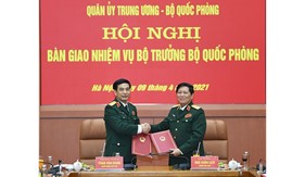 Quân ủy Trung ương, Bộ Quốc phòng tổ chức Hội nghị bàn giao nhiệm vụ Bộ trưởng Bộ Quốc phòng