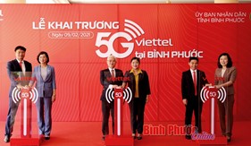 Viettel chính thức khai trương mạng 5G tại tỉnh Bình Phước