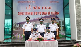 Bàn giao công trình bể bơi Cơ quan Bộ Tư lệnh