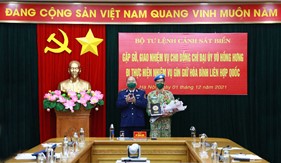 Cán bộ Cảnh sát biển Việt Nam tham gia Lực lượng Gìn giữ hòa bình Liên hợp quốc