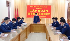 Hải đội 102 tập huấn công tác đảng, công tác chính trị năm 2022