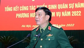 Trung tướng Ngô Minh Tiến chủ trì Hội nghị Công tác tuyển sinh quân sự