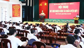 Hội nghị rút kinh nghiệm công tác huấn luyện quý I năm 2022