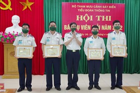 Tiểu đoàn Thông tin tổ chức Hội thi Báo vụ viên giỏi năm 2022