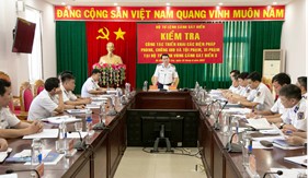 Kiểm tra việc triển khai biện pháp, giải pháp khắc phục IUU ​tại Bộ Tư lệnh Vùng Cảnh sát biển 3