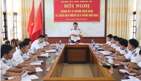 Đảng ủy Hải đoàn 42 sơ kết 6 tháng đầu năm 2022