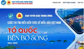 Ban Tuyên giáo Trung ương chủ trì tổ chức cuộc thi tìm hiểu về biển, đảo Việt Nam “Tổ quốc bên bờ sóng” năm 2022