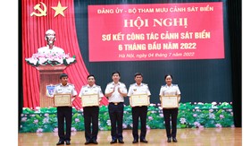 Bộ Tham mưu Cảnh sát biển thực hiện tốt công tác tham mưu 6 tháng đầu năm