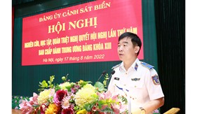 Đảng ủy Cảnh sát biển tổ chức học tập, quán triệt Nghị quyết Trung ương 5