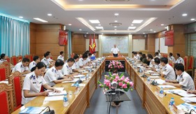 Hội nghị kiểm tra tiến độ triển khai thực hiện Kế hoạch tổ chức Chương trình giao lưu “Cảnh sát biển Việt Nam và những người bạn”
