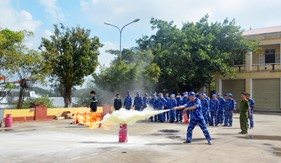 Bộ Tư lệnh Vùng Cảnh sát biển 1 không ngừng nâng cao hiệu quả công tác phòng cháy, chữa cháy ở các cơ quan, đơn vị 