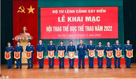 Bộ Tư lệnh Cảnh sát biển khai mạc Hội thao thể dục thể thao năm 2022