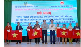 Tăng cường phối hợp tuyên truyền chống khai thác thuỷ sản bất hợp pháp cho ngư dân Bình Định