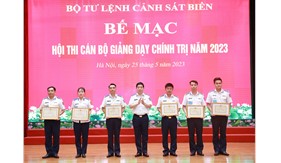 Bộ Tư lệnh Cảnh sát biển bế mạc Hội thi cán bộ giảng dạy chính trị năm 2023