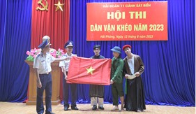 Hải đoàn 11 tổ chức thành công Hội thi “Dân vận khéo” năm 2023