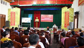 Hải đội 102 bồi dưỡng kiến thức pháp luật cho tuyên truyền viên, hòa giải viên cơ sở huyện Cẩm Xuyên, Hà Tĩnh