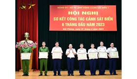 Bộ Tư lệnh Vùng Cảnh sát biển 1 sơ kết công tác Cảnh sát biển 6 tháng đầu năm 2023