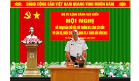 Tư lệnh Cảnh sát biển chủ trì Hội nghị đối thoại dân chủ với cán bộ, chiến sĩ khối cơ quan Bộ Tư lệnh