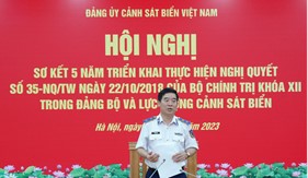 Đảng ủy Cảnh sát biển Việt Nam sơ kết 5 năm thực hiện Nghị quyết số 35