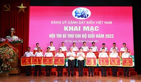 Đảng ủy Cảnh sát biển Việt Nam khai mạc Hội thi Bí thư chi bộ giỏi năm 2023