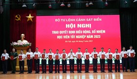 Điều động, bổ nhiệm cán bộ, học viên Cảnh sát biển tốt nghiệp năm 2023