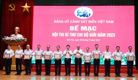 Đảng ủy Cảnh sát biển bế mạc Hội thi Bí thư chi bộ giỏi năm 2023