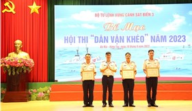 Bộ Tư lệnh Vùng Cảnh sát biển 3 tổ chức Hội thi “Dân vận khéo” năm 2023