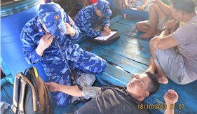 Lực lượng Cảnh sát biển Việt Nam tích cực phối hợp tìm kiếm 13 ngư dân mất tích trên vùng biển Trường Sa