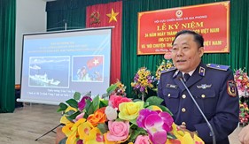 Bộ Tư lệnh Vùng Cảnh sát biển 1 tuyên truyền biển, đảo tới Cựu chiến binh huyện Gia Viễn, tỉnh Ninh Bình