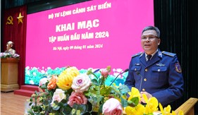 Bộ Tư lệnh Cảnh sát biển khai mạc tập huấn cán bộ năm 2024