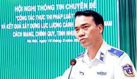 Thiếu tướng Vũ Trung Kiên thông tin chuyên đề tại Học viện Chính trị
