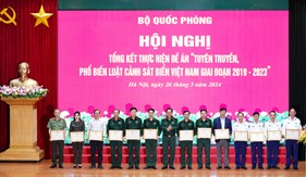 Bộ Quốc phòng tổng kết thực hiện Đề án “Tuyên truyền, phổ biến Luật Cảnh sát biển Việt Nam giai đoạn 2019 - 2023” 