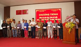 Đoàn Đặc nhiệm PCTP ma túy số 4 tổ chức Chương trình “Cảnh sát biển với đồng bào dân tộc, tôn giáo”