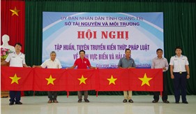 Hải đội 202 tổ chức Hội nghị tập huấn, tuyên truyền kiến thức pháp luật về biển, đảo trên địa bàn tỉnh Quảng Trị