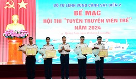 Sôi nổi Hội thi tuyên truyền viên trẻ tại Bộ Tư lệnh Vùng Cảnh sát biển 2