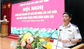 Đảng ủy Cảnh sát biển Việt Nam thông báo nhanh kết quả Hội nghị lần thứ 9 Ban Chấp hành Trung ương Đảng khóa XIII