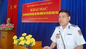 Bộ Tư lệnh Vùng Cảnh sát biển 1 khai mạc Hội thi Báo vụ viên giỏi, Hội thao Thông tin tín hiệu năm 2024