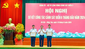 Bộ Tư lệnh Vùng Cảnh sát biển 3 hoàn thành tốt nhiệm vụ 6 tháng đầu năm 2024