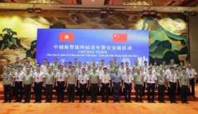 Sĩ quan trẻ Cảnh sát biển hai nước Việt Nam - Trung Quốc quyết tâm đấu tranh phòng chống tội phạm, vi phạm trên biển