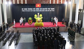 Cử hành trọng thể Lễ viếng Tổng Bí thư Nguyễn Phú Trọng