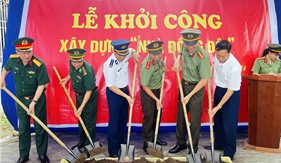 Bộ Tư lệnh Vùng Cảnh sát biển 1 chung tay hỗ trợ, khởi công xây dựng “Nhà đồng đội”