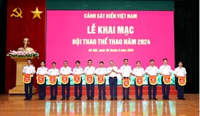 Cảnh sát biển Việt Nam: Khai mạc Hội thao Thể thao năm 2024