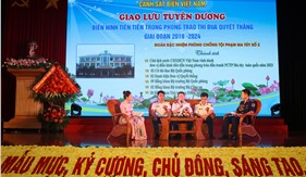 Giao lưu điển hình tiên tiến trong Phong trào thi đua Quyết thắng Cảnh sát biển Việt Nam giai đoạn 2019 - 2024