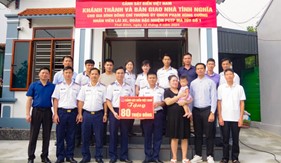 Khánh thành và bàn giao tiền hỗ trợ xây dựng Nhà tình nghĩa cho gia đình quân nhân tại huyện Quỳnh Phụ, tỉnh Thái Bình