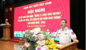 Bộ Tư lệnh Cảnh sát biển sơ kết thực hiện Cuộc vận động 50 giai đoạn 2020 - 2024