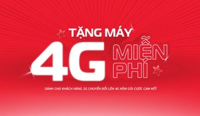 Miễn phí điện thoại 4G cho khách hàng đang sử dụng máy 2G khi cam kết sử dụng gói cước dài hạn