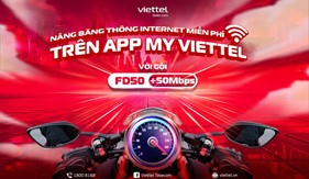 Viettel ra mắt tính năng mua thêm băng thông cho đường truyền internet trên ứng dụng My Viettel